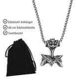 Kettenanhänger Wolf aus Edelstahl