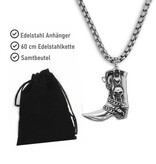 Kettenanhänger Cowboy Stiefel aus Edelstahl