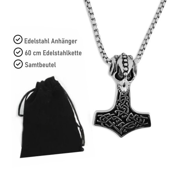 Thors Hammer aus Edelstahl