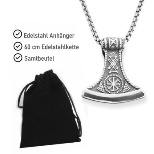 Wikinger Axt Kettenanhänger