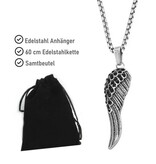 Engelsflügel  Kettenanhänger aus Edelstahl
