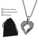 Kettenanhänger Flügel  aus Edelstahl