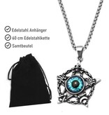Anhänger Pentagramm mit blauen Auge