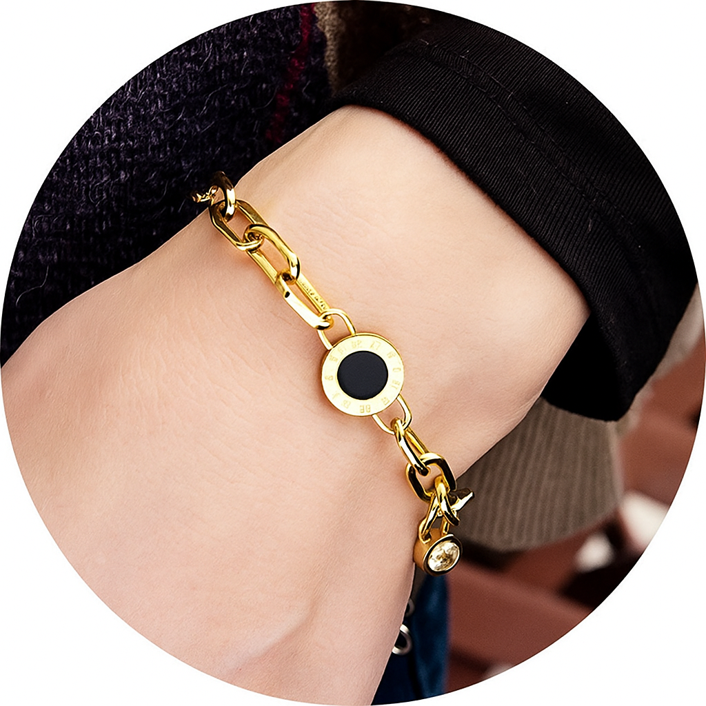 Damen Armband Gold Edelstahl
