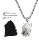 Anhänger Drachenmotiv aus Edelstahl