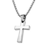 Kreuz Anhänger aus Edelstahl
