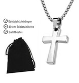 Kreuz Anhänger aus Edelstahl