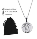 Kettenanhänger Palme aus Edelstahl