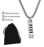 Herrenkette mit Anhänger Edelstahl