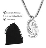 Tribal Anhänger aus Edelstahl