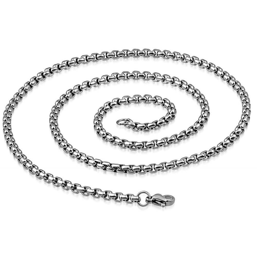 Runder Tribal Anhänger aus Edelstahl