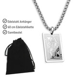 Anhänger Herz Dame aus Edelstahl