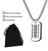 Halskette Männer aus Edelstahl