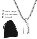 Herren Edelstahlanhänger Tribal