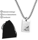 Kettenanhänger Drache aus Edelstahl