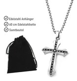 Kettenanhänger Kreuz aus Edelstahl