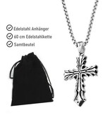 Kreuz Kettenanhänger Edelstahl
