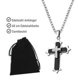 Kreuzanhänger aus Edelstahl