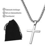 Kreuz Kettenanhänger aus Edelstahl