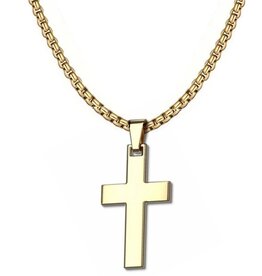 Kleiner Kreuzanhänger Gold