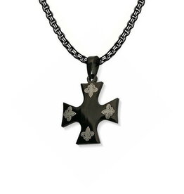 Anhänger schwarzes Kreuz
