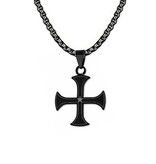 Schwarze Kreuzanhänger günstig kaufen