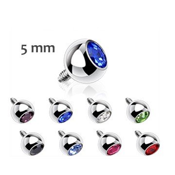 Dermal Aufsatz Glitzerstein