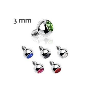 Dermal Anker mit Zirkoniastein