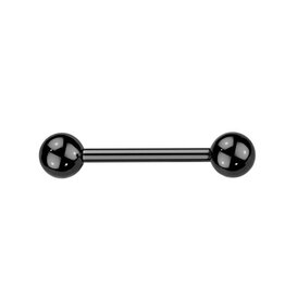 Schwarzes Zungenpiercing