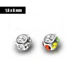 1,6 mm Piercingkugel