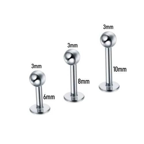 Helix Piercing Stecker aus Chirurgenstahl