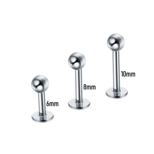 Tragus Piercing mit Kugel