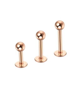 1,2 x 6 | 8 | 10 mm Helix Piercing rose