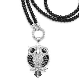 80cm Variokette mit Eulen-Anhänger