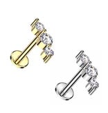 1,2 x 8 mm Inner Conch Piercing Stecker