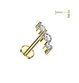 1,2 x 8 mm Inner Conch Piercing Stecker