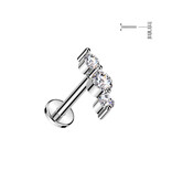 1,2 x 8 mm Inner Conch Piercing Stecker