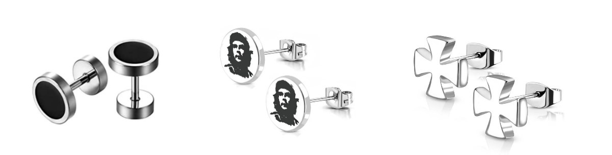 Edelstahl Ohrstecker