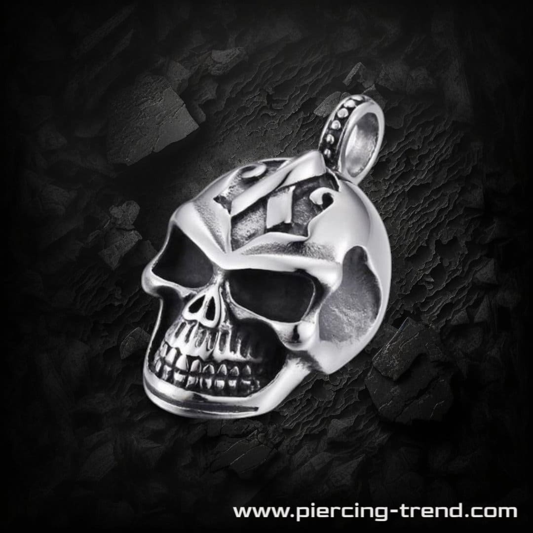 Skull Edelstahl Anhänger Totenkopf