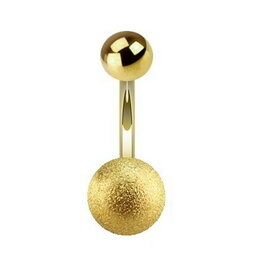 Bauchnabelpiercing Gold