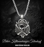 Biker Kettenanhänger Totenkopf