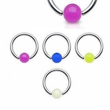 BCR-Ring 1,2 mm mit UV-Ball