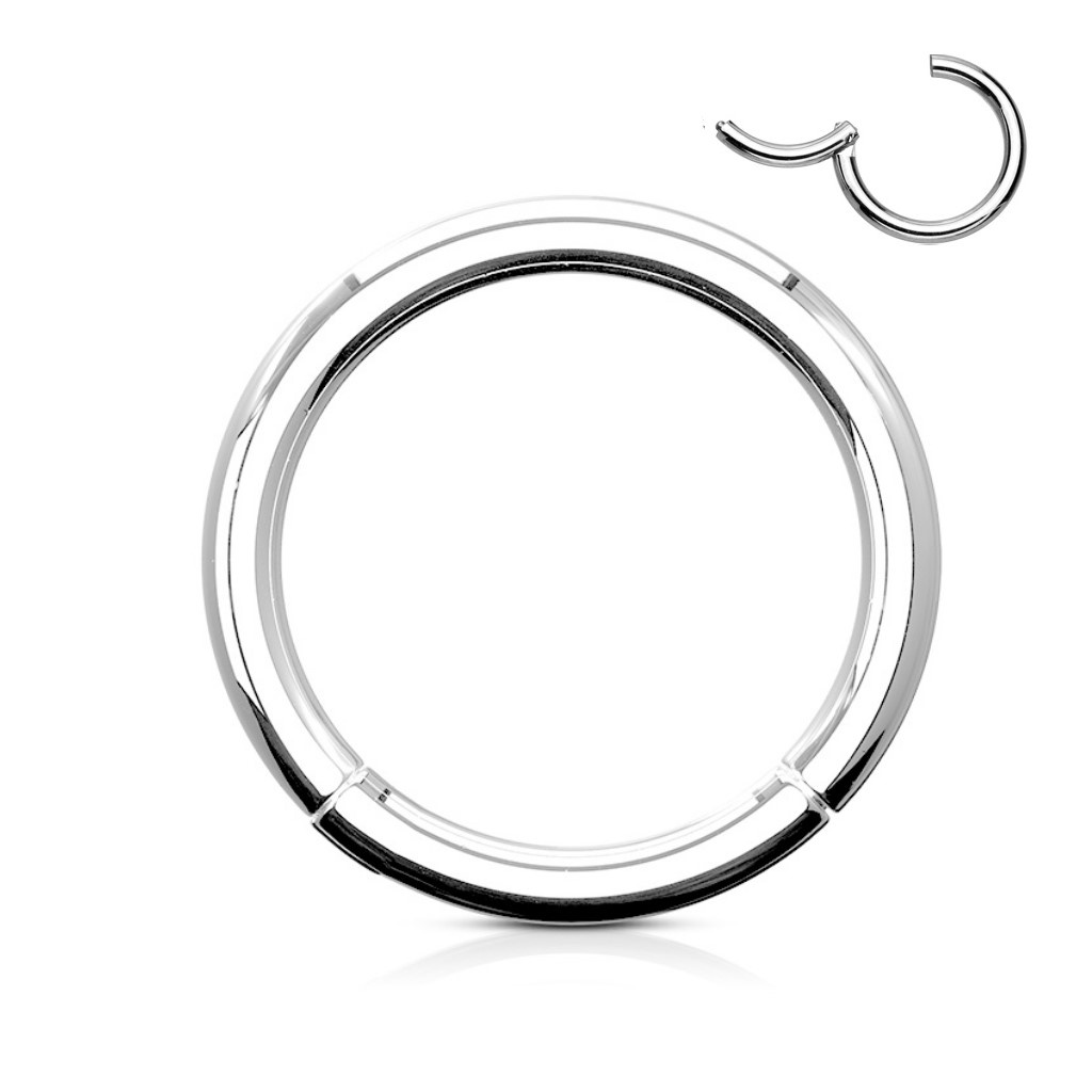 1,2 mm Titan Clicker Ring – Titanium ASTM F136