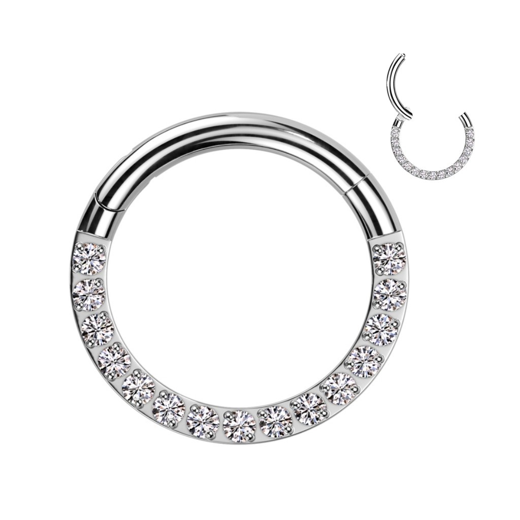 1,2 x 8 mm Kristall Segment Ring