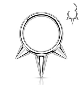 1,2 x 8 mm Piercing Clicker Ring