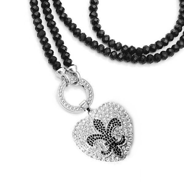 Damen Halskette Lilie - 80 cm