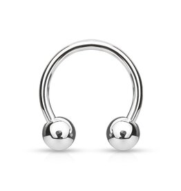 1,6 x 10 | 12 mm Titan Piercingring