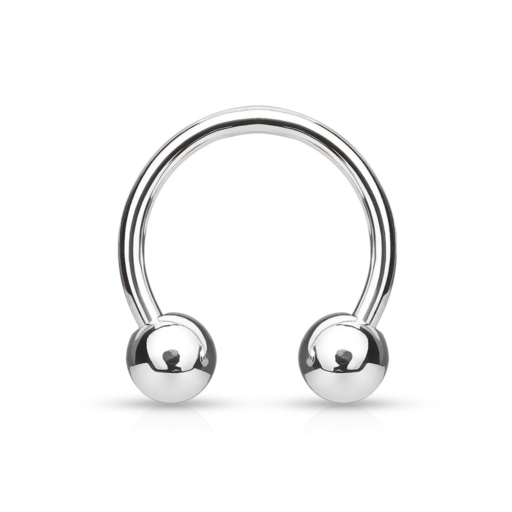 1,6 x 10 | 12 mm Titan Piercingring