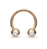 1,6 mm Brustpiercingring  PVD Rosegold