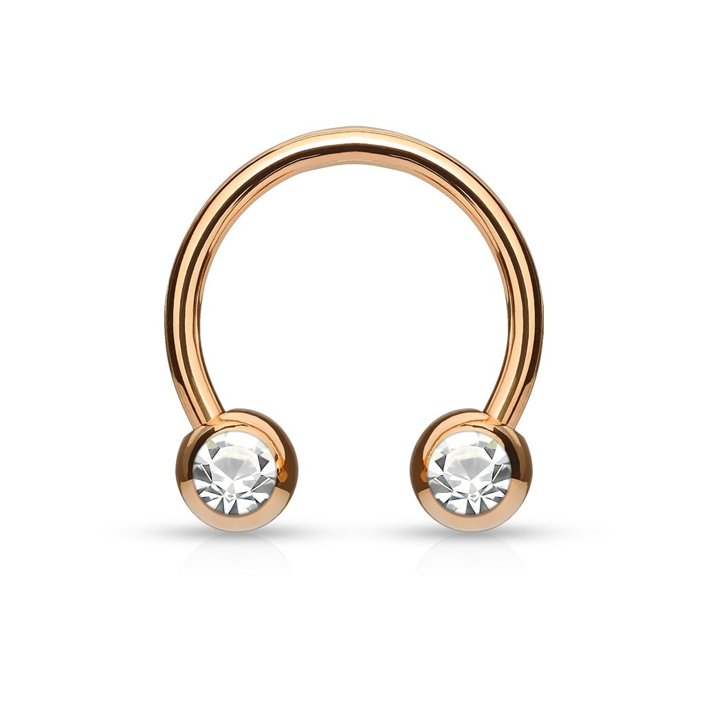 1,6 mm Brustpiercingring  PVD Rosegold